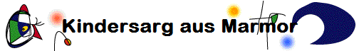 Kindersarg aus Marmor