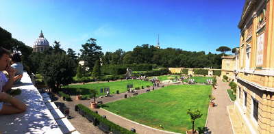 Blick in den Vatikansichen Garten