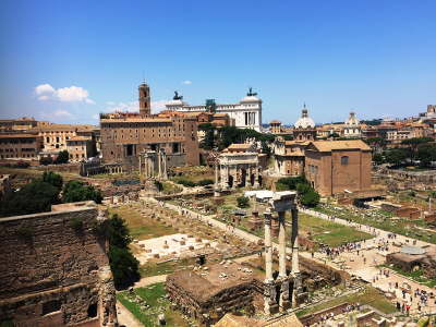 Blick zum Forum Romanum